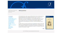 Desktop Screenshot of fonte-stiftung.de